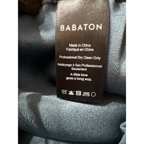 Babaton Aritzia Darren Women Blue Shorts Size XS Triacelate Blend - Picture 6 of 9